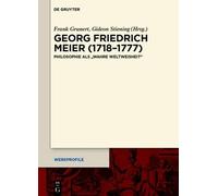 Frank Grunert Georg Friedrich Meier (1718-1777) (Copertina rigida) Werkprofile