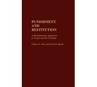 Frank H. Marsh Punishment and Restitution (Copertina rigida)