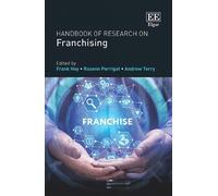 Frank Hoy Handbook of Research on Franchising (Tascabile)
