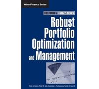 Frank J. Fabozzi Dessislava A. Pachama Robust Portfolio Optim (Copertina rigida)