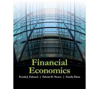 Frank J. Fabozzi Edwin H. Neave Guofu Zho Financial Economic (Copertina rigida)