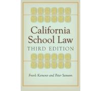Frank Kemerer Peter Sansom California School Law (Copertina rigida)