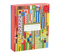 Frank Lloyd Wright Saguaro Cactus And Forms Foil Stamped 1000 Piece Puzzle