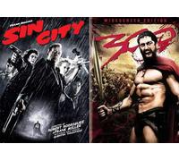 Frank Miller's Visually Stunning Modern Classics: Sin City & 300 DVD Bundle