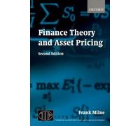 Frank Milne Finance Theory and Asset Pricing (Tascabile)