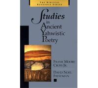 Frank Moore Cross David Noel Freed Studies in Ancient Yahwistic Poe (Tascabile)