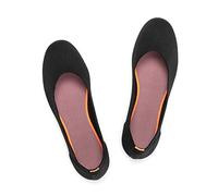 Frank Mully Ballerine Piatte Slip-on in Maglia da Donna - Décolleté con Punta Rotonda, Nero, 38.5 EU