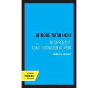 Frank O. Miller Minobe Tatsukichi (Tascabile)