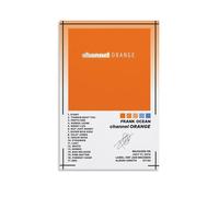 Frank Ocean Channel Orange - Stampa su tela con stampa a olio, impermeabile e antimacchia, adatta a qualsiasi stile decorativo di camera da letto, soggiorno, ufficio, senza cornice, 20 x 30 cm