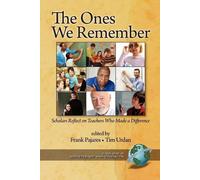 Frank Pajares The Ones We Remember (Tascabile) Adolescence and Education