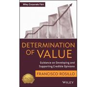 Frank Rosillo Determination of Value (Copertina rigida) Wiley Corporate F&A