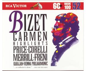 Frank Schooten Bizet: Carmen - Highlights RCA Victor Basic 100, Vol. 52 (CD)