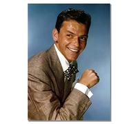 Frank Sinatra A3 Senza Cornice American Jazz Swing Singer Poster Sorriso Musica Stella Hansome Man Suit Foto