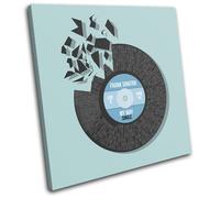 Frank Sinatra My Way Record Lyric Song Vinyl Canvas Wall Art Picture Print