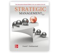 Frank T Rothaermel Loose-Leaf for Strategic Management (Rilegatura flessibile)