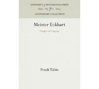 Frank Tobin Meister Eckhart (Copertina rigida) Anniversary Collection