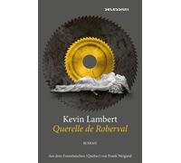 Frank Weigand Kevin Lambert Querelle de Roberval (Copertina rigida)