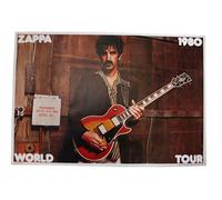 FRANK ZAPPA 1980 WORLD TOUR POSTER VINTAGE CELSIE PUBBLICATION