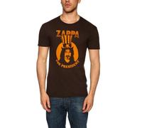 Frank Zappa - Zappa For President - Maglietta, uomo, Marrone (Brown), M