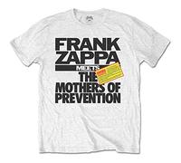 Frank Zappa Zapts11mw02 T-Shirt, Bianco, M Unisex-Adulto