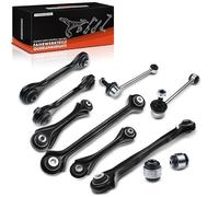 Frankberg 10x Braccio trasversale Braccio assiale posteriore sinistro destro Compatibile con Serie 1 E81 Serie 3 Touring E91 Serie 1 E87 Serie 1 Cabriolet E88 Serie 3 E90 Replace# 33326765425