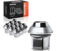 Frankberg 10x Dado per ruota M12X1.5 Esagonale Replace# 31329645,31200241 | Compatibile con Ford Mondeo III Berlina Turnier IV BA7 Turnier, Transit Bus Furgone, Sierra Compatto Turnier, Orion III
