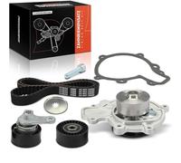 Frankberg 1x Set di cinghie di trasmissione Con Pompa acqua Diesel/Benzina Compatibile con Captiva C100 C140 Cruze J300 Epica KL1 Lacetti J200 Nubira Combi Antara L07 Solio Antara L07