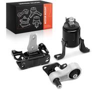 Frankberg 1x Supporto Motore + 1x Supporto del cambio + 1x Supporto di spinta Compatibile con Fiesta VI CB1 CCN 1.6 ST 1.6 Ti 1.6 ST200 2010-2017 Replace# 1536197,1513114