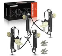 Frankberg 2 alzacristalli elettrici con motore posteriore sinistro destro 6 poli, compatibile con 3 Gran Turismo F34 318-340 berlina 2012-2024 Replace# 51348119775