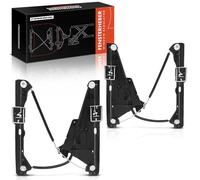 Frankberg 2 alzacristalli elettrici senza motore anteriore sinistro destro compatibile con Corsa F P2JO berlina 208 II UB UJ UP UW Hatchback Replace# 9829043680 9829043380
