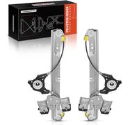 Frankberg 2 alzacristalli elettrici senza motore anteriore sinistro destro compatibile con Fiesta VI CB1 CCN Hatchback Fiesta VI Van Replace# 1225776 1225778