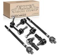 Frankberg 2 barre di accoppiamento + 2 teste del tirante + 2 tiranti anteriori compatibili con Cefiro III berlina A33 Maxima/Maxima QX V A33 Replace# 485200C025,485200M085