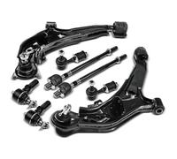 Frankberg 2 bracci trasversali e giunto di supporto + 2 aste di accoppiamento + 4 teste del tirante anteriore compatibili con Maxima/Maxima QX IV A32 Cefiro II berlina A32 Replace# K620352, K9824