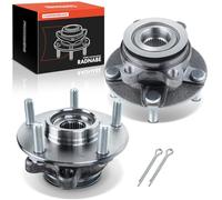 Frankberg 2 cuscinetti ruota, set di cuscinetti ruota supporta la funzione ABS, asse posteriore, compatibile con Juke F15 SUV 2010-2021, Leaf ZE0, berlina 2010-2015, X-Trail T31, SUV Replace#