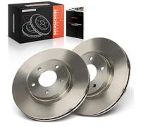 Frankberg 2 dischi freno asse anteriore ventilati, compatibili con C4 Aircross 1.6L 1.8L 2012-2023 ASX GA W 1.6L-2.3L 2010-2023 Compass MK49 2.0L-2.4L 2006-2023 Replace# 160750050580580580580580