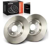 Frankberg 2 dischi freno asse posteriore compatibili con A4 8K2 B8 1.8L-3.2L 2007-2015 A5 8T3 1.8L-3.2L 2007-2017 A6 4G2 4GC 1.8L-4.0L 2010-2018 Q5 8RB 2.0L-3 2L 2008-2017 Replace# 8K0615601B