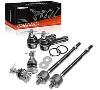 Frankberg 2 giunti di supporto + 4 teste di tirante anteriori, compatibili con 200 SX S14 Sentra B14 Replace# K9449, EV380