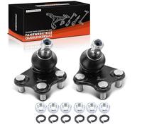 Frankberg 2 giunti di supporto per asse anteriore, compatibili con A1 8X1 8XK 1.2L 1.4L 1.6L 1.8L 2.0L 2010-2018 Cordoba 6L2 1.2L 1.4L 1.6L 1.9L 2.0L 2002-2009 Ibiza III 6L1# Replace# 6R04 07365