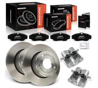 Frankberg 2 pinze freno + 2 dischi freno + 4 pastiglie anteriori Ø 297 mm compatibile con Discovery II L318 Replace# STC1880, STC3685