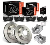 Frankberg 2 pinze freno + 2 dischi freno + 4 pastiglie posteriori Ø 330 mm compatibile con T.o.u.a.r.e.g 7L6 7L7 7LA Q7 4LB Q7 Van 4LB Replace# 95535242150