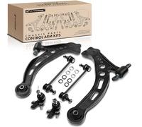 Frankberg 2 x bracci trasversali + 2 x barre di accoppiamento + 2 x giunto di supporto anteriore inferiore posteriore compatibile con Camry V2 2.2L 3.0L 1996-2002 Replace# K90313, K9499