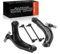 Frankberg 2 x bracci trasversali + 2 x barre di accoppiamento anteriore Link Rechs compatibile con Sentra VI B16 2.0 2006-2012 Replace# 54501ET000,54500ET00