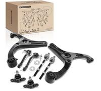 Frankberg 2 x bracci trasversali + 4 x teste del tirante + 2 x giunto di supporto anteriore, compatibile con Rio II JB Rio II berlina JB Replace# K640404, K640403