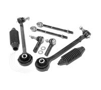 Frankberg 2 x bracci trasversali e giunto di supporto + 4 x teste del tirante + 2 x manicotto sterzo asse anteriore compatibile con 300 C Touring LE LX 300 C LE LX Charger 300 C LX LE Replace# K620258