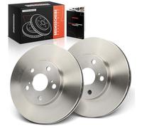 Frankberg 2 x dischi freno asse anteriore sinistro destro compatibile con CT ZWA10 1.8L 2011-2023 Prius W3 1.8L 2008-2023 CT ZWA10 mattoncini freno CT ZWA10 Replace# 4351247040