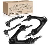 Frankberg 2 x teste del tirante + 2 x braccio oscillante e giunto di supporto anteriore superiore compatibile con Accord V CD CE CF Shuttle RA Accord V Coupe CD Replace# K90447, ES3392R