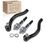Frankberg 2 x teste del tirante + 2 x tiranti interno esterno compatibile con Accord VII CL CN Accord VII Tourer CM CN Replace# ES80287, EV80210