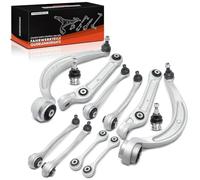 Frankberg 2x Asta di accoppiamento + 2x Giunto di supporto Giunto di Guida + 8x Braccio di controllo Compatibile con A4 Avant 8W5 8WD A5 Sportback F5A F5F A4 8W2 8WC A5 Cabriolet F57 F5E 8K0411317C