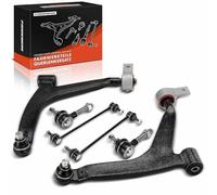 Frankberg 2x Asta di accoppiamento + 2x Testa Barra di Accoppiamento + 2x Braccio di controllo Anteriore sinistro Destro Compatibile con Xsara Picasso N68 Berlingo/Berlingo First MPV GFK 3520J3