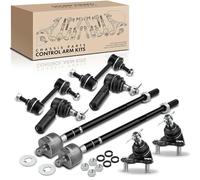Frankberg 2x Asta di accoppiamento 4x Testa Barra di Accoppiamento 2x Articolazione di supporto Anteriore Posteriore Compatibile con Celica Coupé T20 1.8L 2.0L 1993-1999 C.o.r.o.l.l.a E10 ES2382